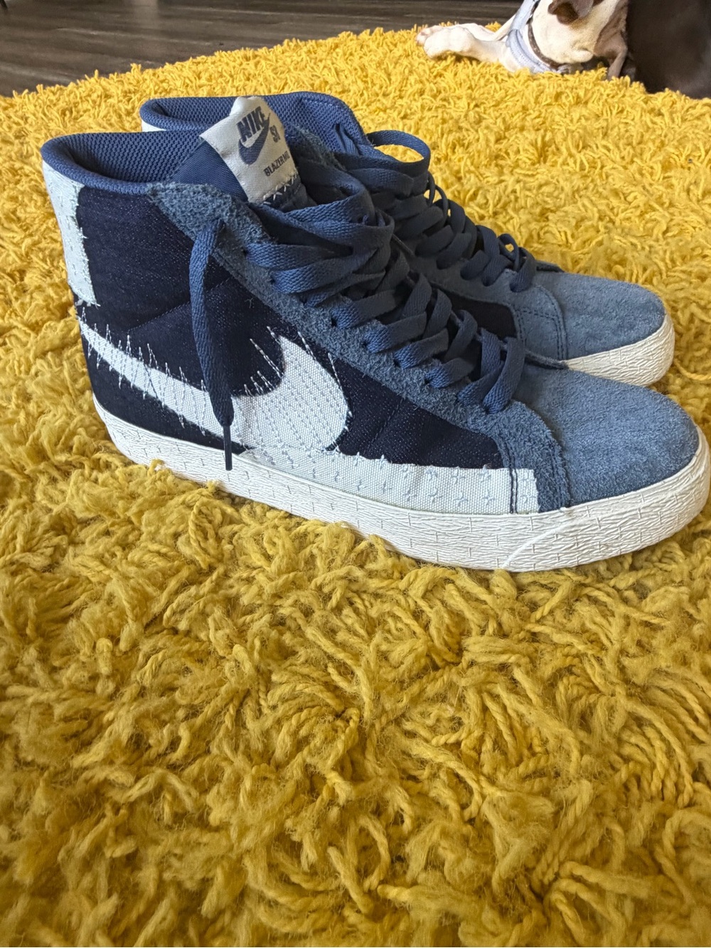 Nike SB Blazer Mid Blue Sashiko